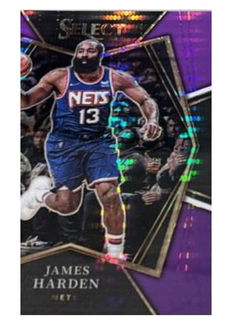 2021-22 Panini Select Base Set James Harden #132 card