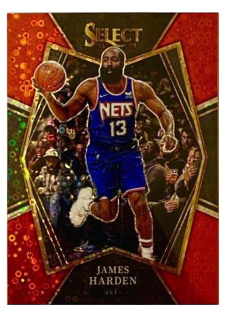 2021-22 Panini Select Base Set James Harden #132 card