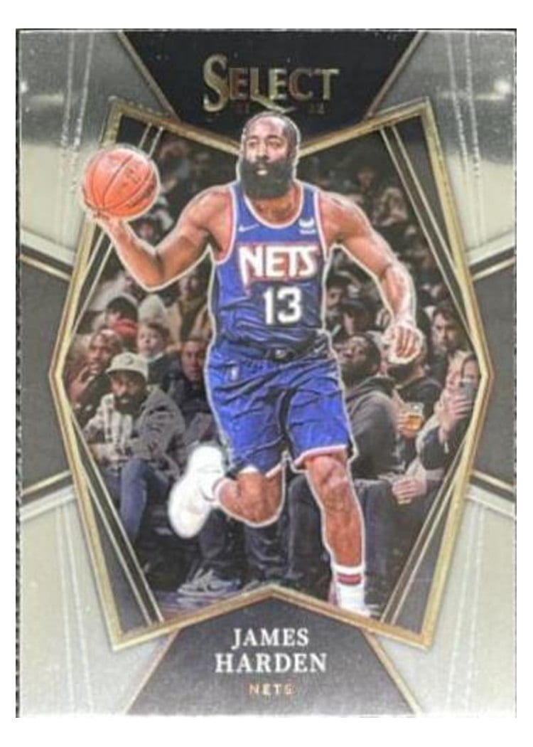2021-22 Panini Select Base Set James Harden #132 card