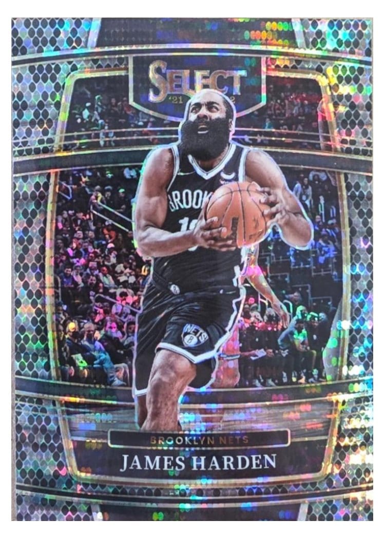 2021-22 Panini Select Base Set James Harden #47 card