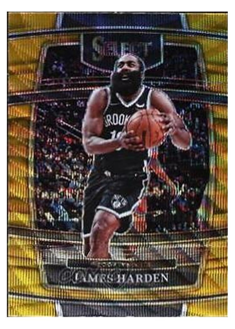 2021-22 Panini Select Base Set James Harden #47 card