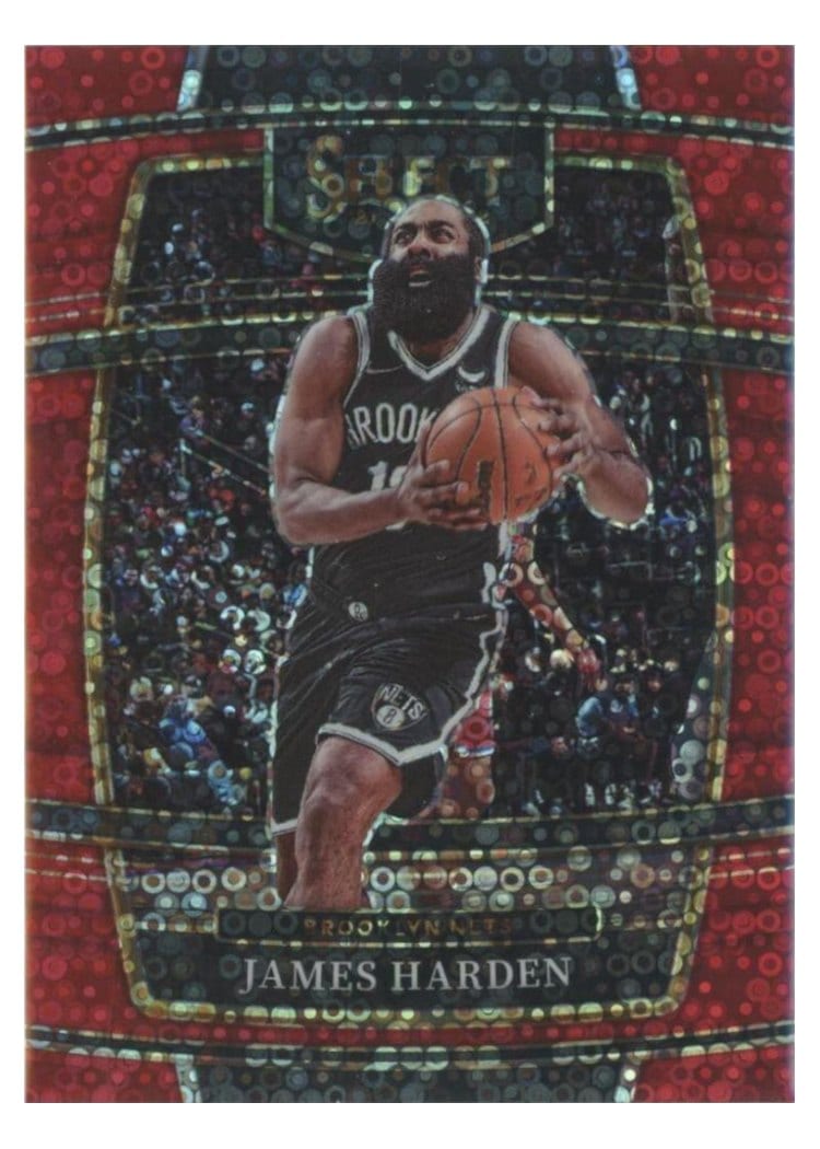 2021-22 Panini Select Base Set James Harden #47 card