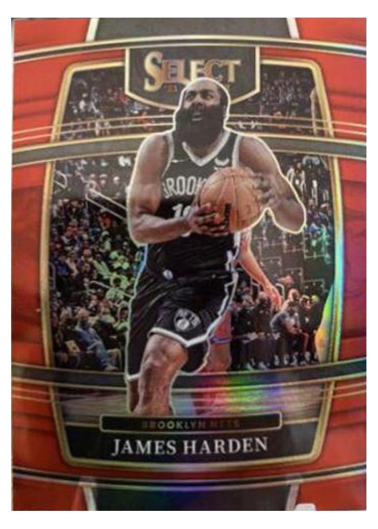 2021-22 Panini Select Base Set James Harden #47 card