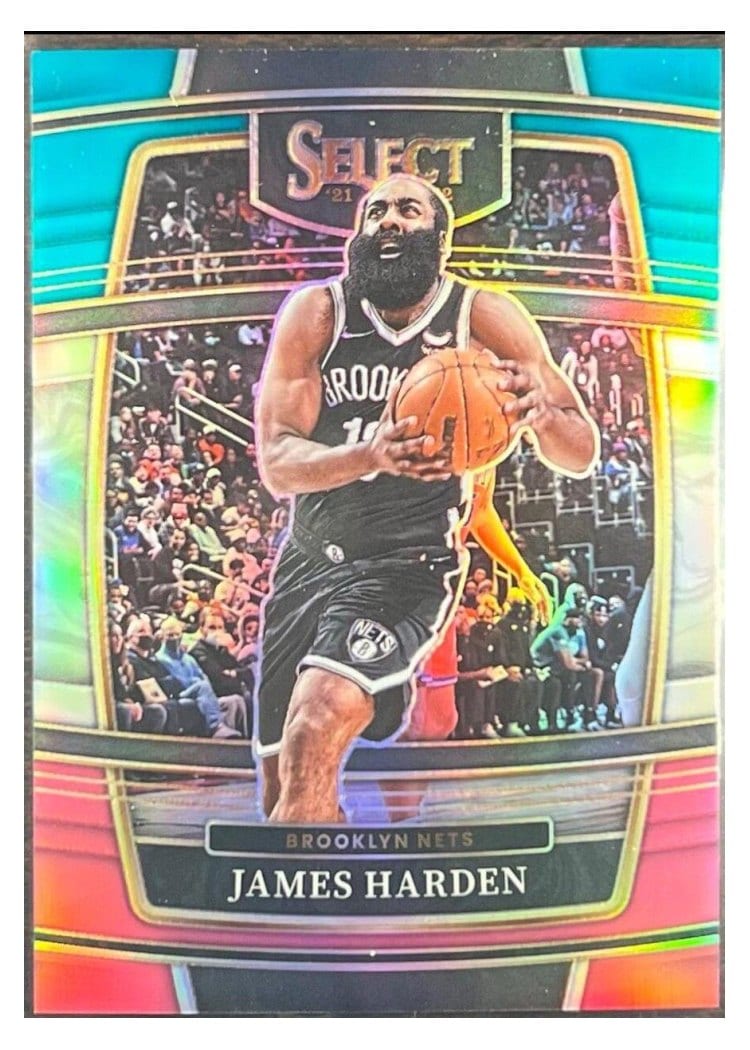 2021-22 Panini Select Base Set James Harden #47 card