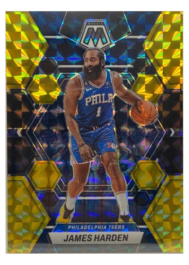 2022-23 Panini Mosaic Base Set James Harden #55 card