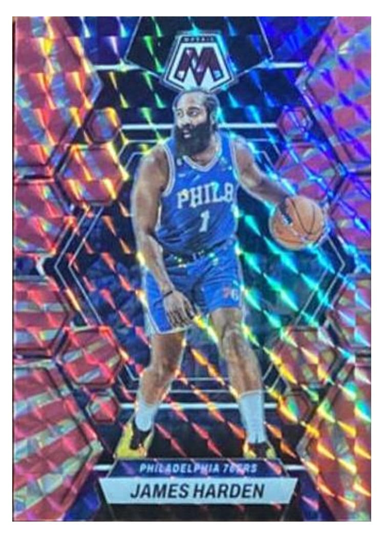 2022-23 Panini Mosaic Base Set James Harden #55 card
