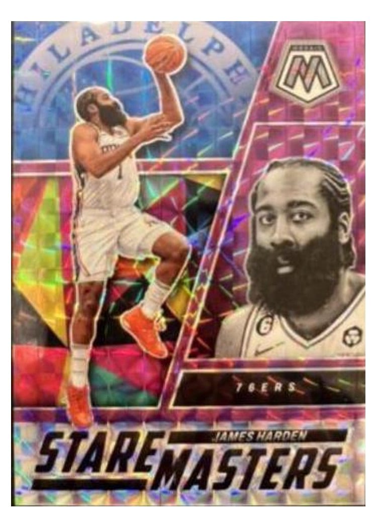2022-23 Panini Mosaic Base Set James Harden #55 card