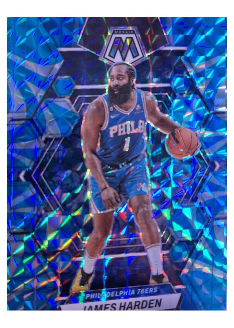2022-23 Panini Mosaic Base Set James Harden #55 card