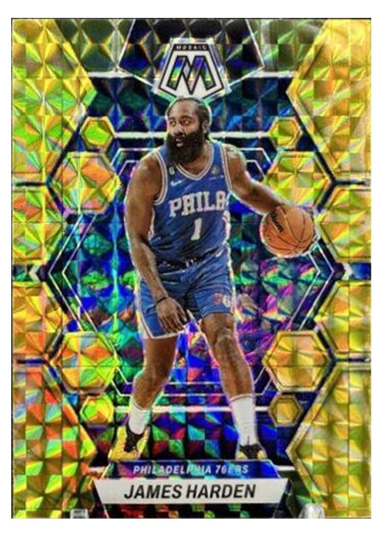 2022-23 Panini Mosaic Base Set James Harden #55 card