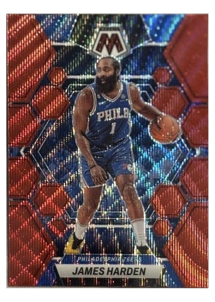 2022-23 Panini Mosaic Base Set James Harden #55 card