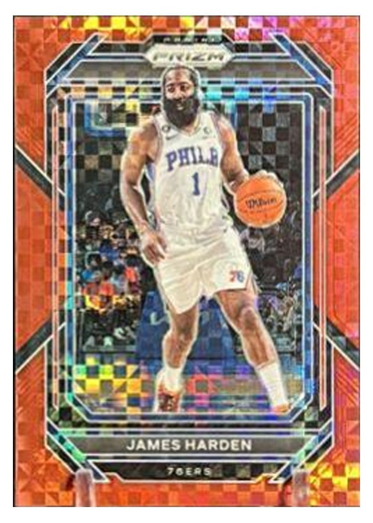 2022-23 Panini Prizm Base Set James Harden #35 card