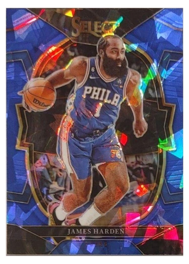 2022-23 Panini Select Base Set James Harden #25 card