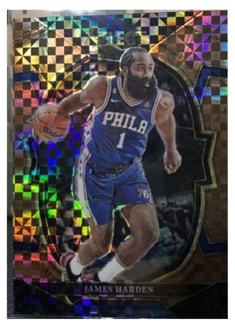 2022-23 Panini Select Base Set James Harden #25 card