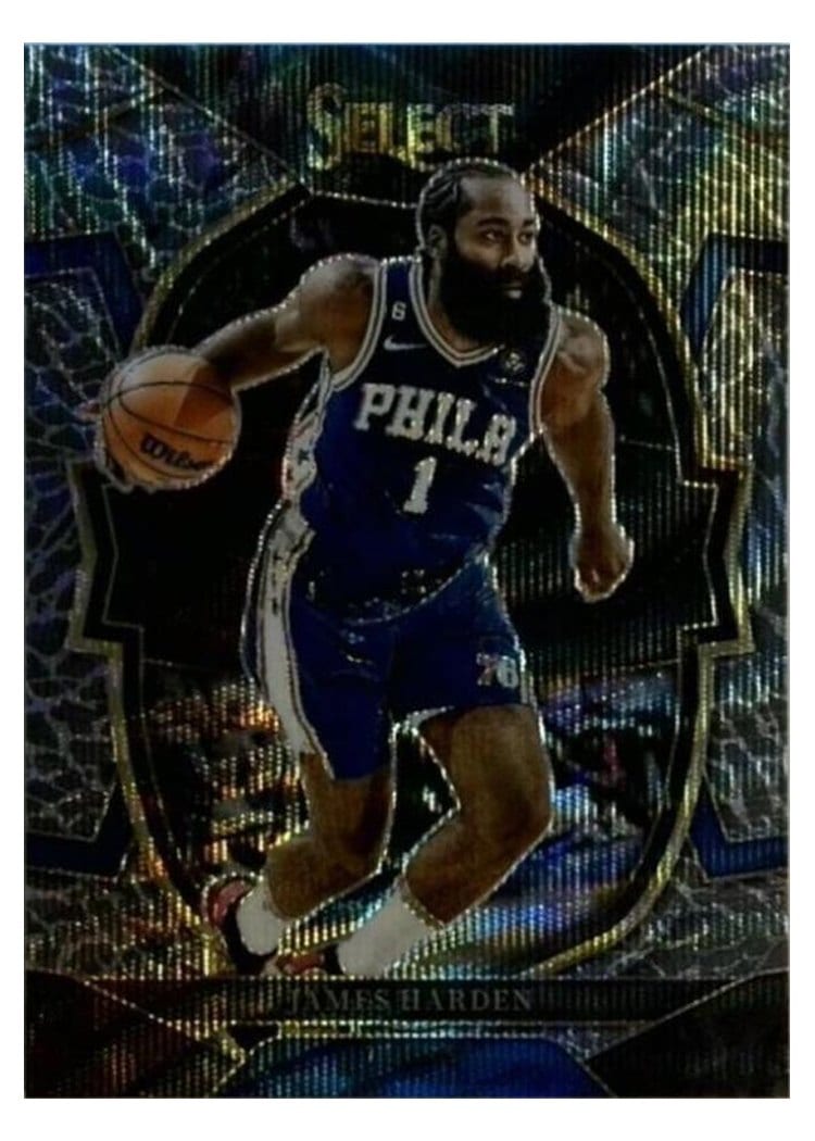 2022-23 Panini Select Base Set James Harden #25 card