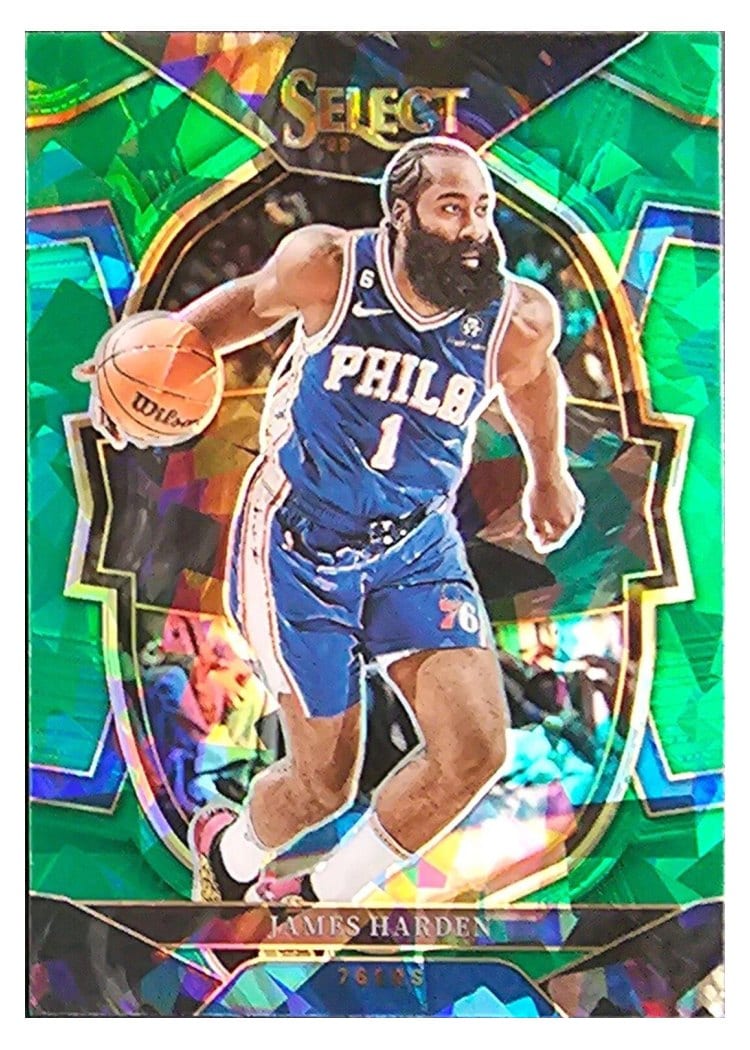 2022-23 Panini Select Base Set James Harden #25 card