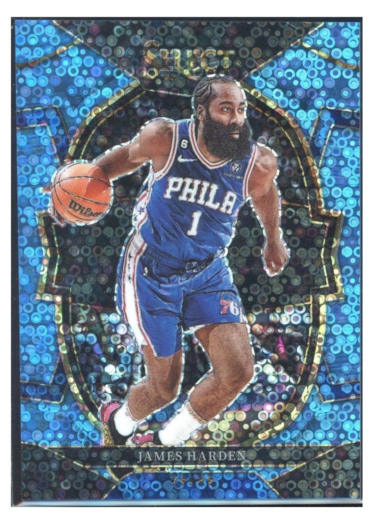 2022-23 Panini Select Base Set James Harden #25 card