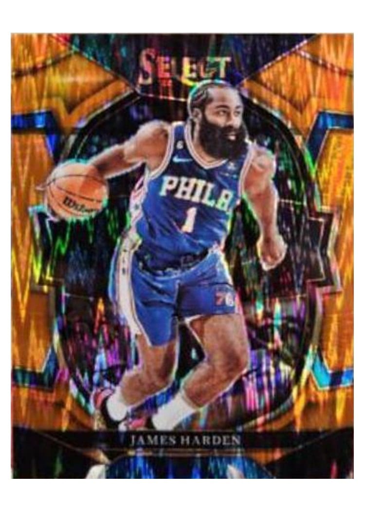 2022-23 Panini Select Base Set James Harden #25 card