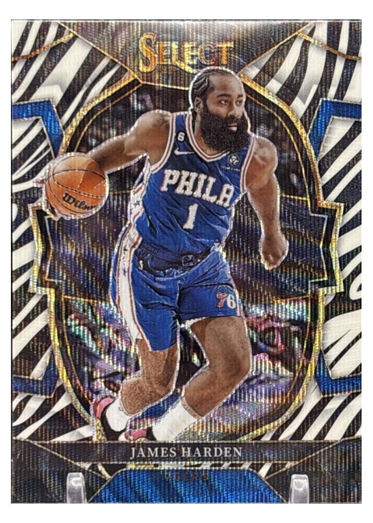 2022-23 Panini Select Base Set James Harden #25 card
