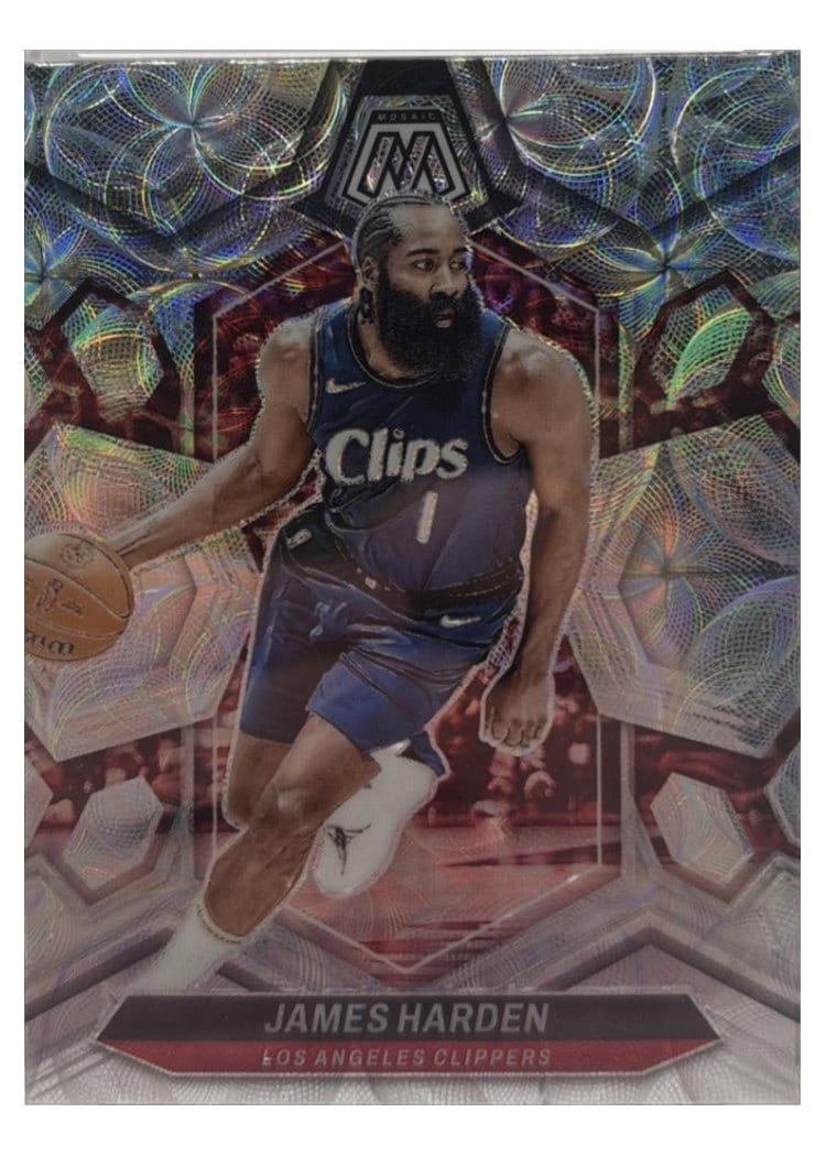 2023-24 Panini Mosaic Base Set James Harden #152 card