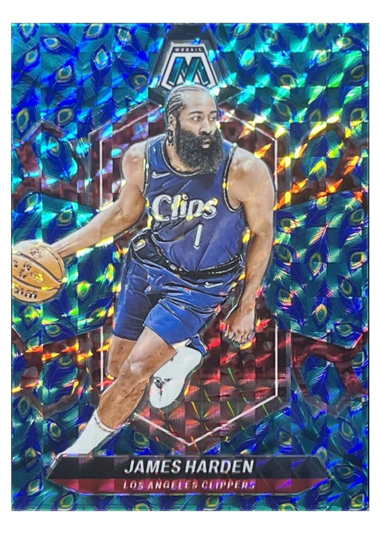 2023-24 Panini Mosaic Base Set James Harden #152 card