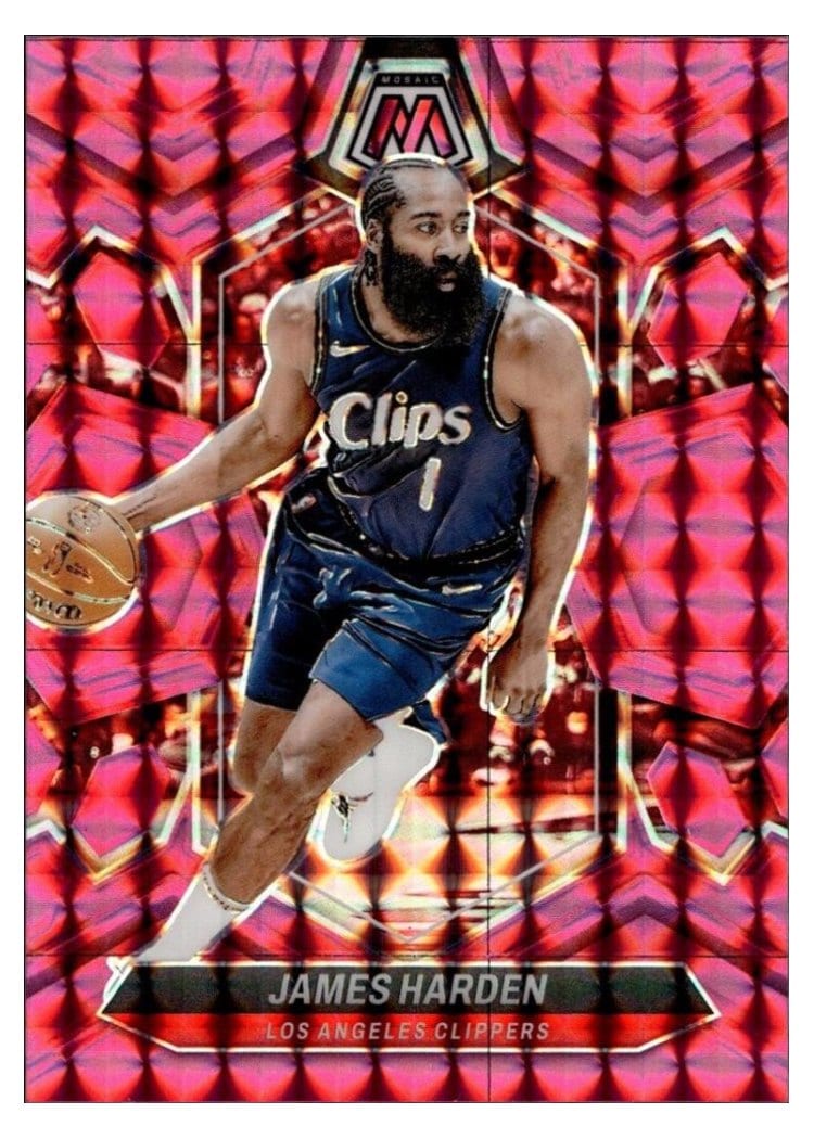 2023-24 Panini Mosaic Base Set James Harden #152 card