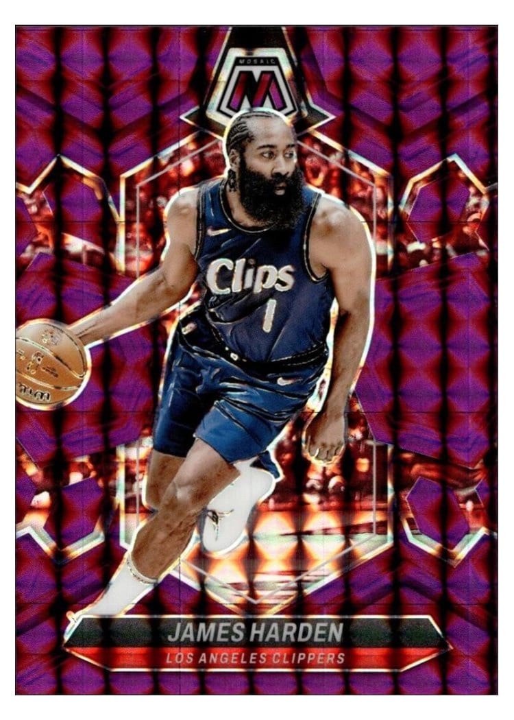 2023-24 Panini Mosaic Base Set James Harden #152 card