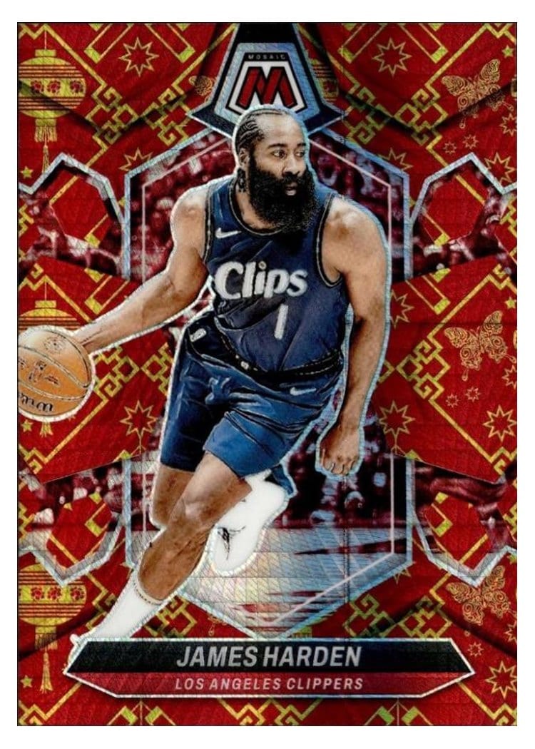 2023-24 Panini Mosaic Base Set James Harden #152 card