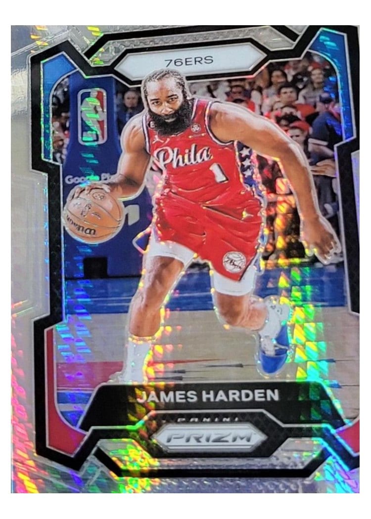 2023-24 Panini Prizm Base Set James Harden #98 card