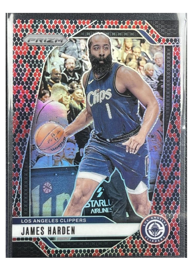 2024-25 Panini Prizm Base Set James Harden #181 card