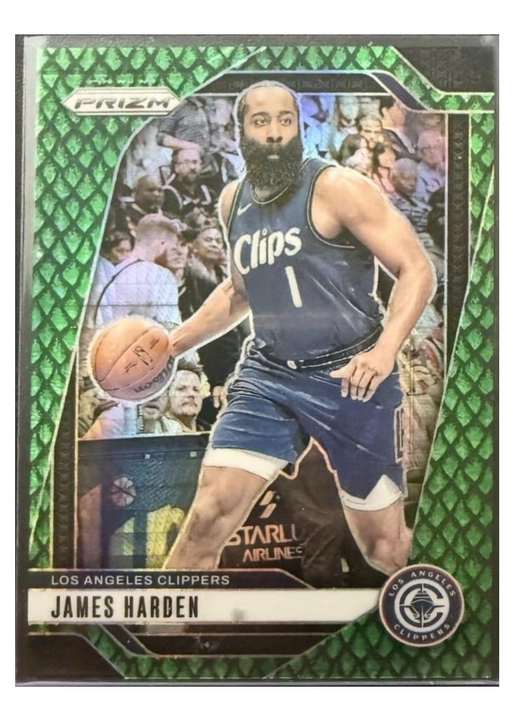 2024-25 Panini Prizm Base Set James Harden #181 card