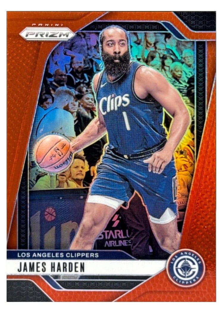 2024-25 Panini Prizm Base Set James Harden #181 card
