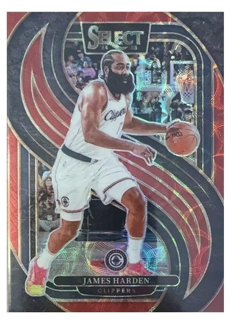 2024-25 Panini Select Base Set James Harden #103 card
