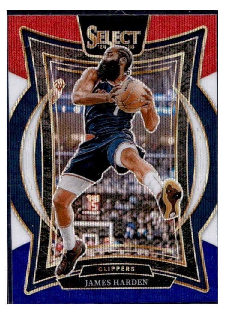 2024-25 Panini Select Base Set James Harden #57 card