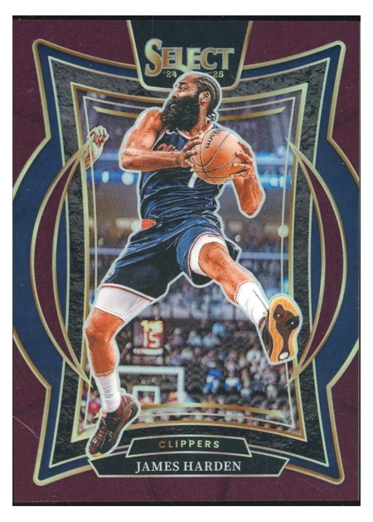 2024-25 Panini Select Base Set James Harden #57 card