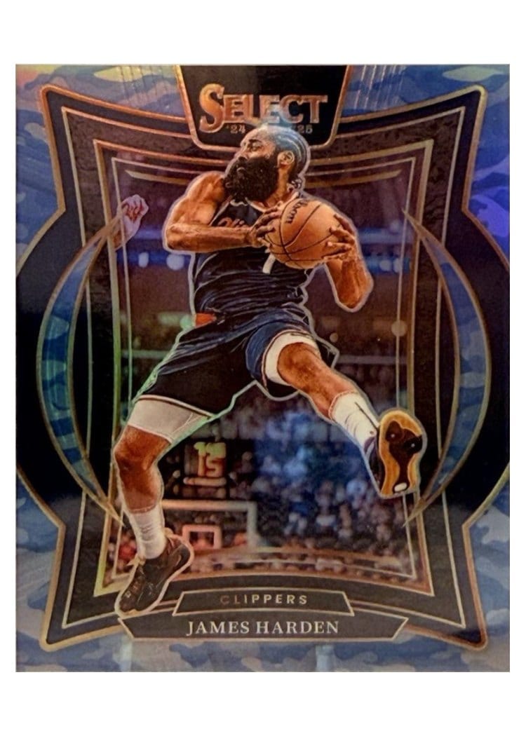 2024-25 Panini Select Base Set James Harden #57 card