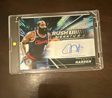 2025-26 Topps Retail Rush Signatures James Harden #RS-JH card