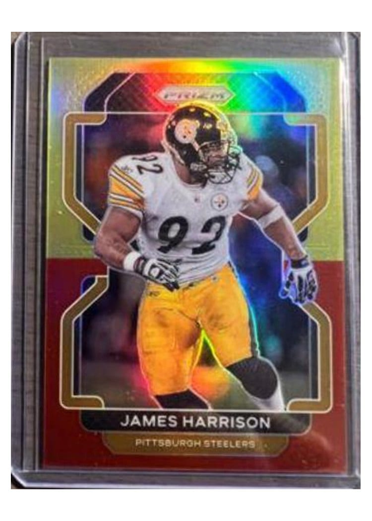 2021 Panini Prizm Base Set James Harrison Red Prizm #259 card