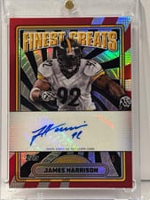 2024 Finest Finest Greats Autographs James Harrison #FG-JH card
