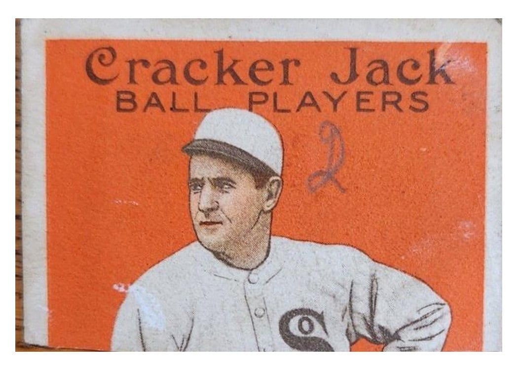 1914 Cracker Jack James J. Callahan #111 card