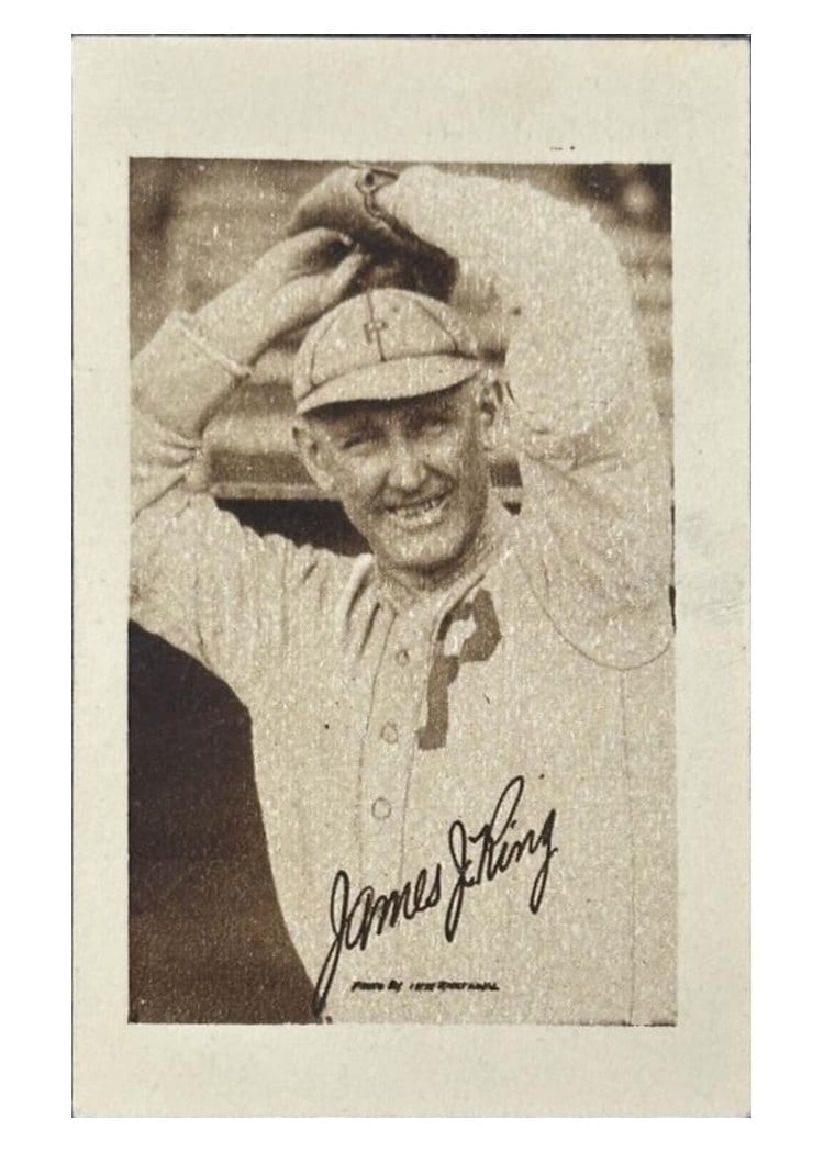 1923 Willard Chocolate James J. Ring card