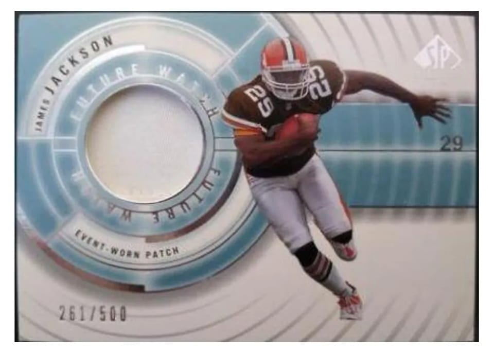 2001 SP Authentic James Jackson #110 card