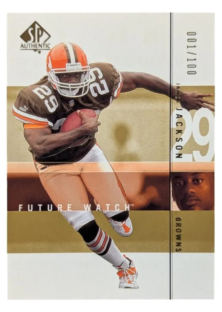 2001 SP Authentic James Jackson #110 card
