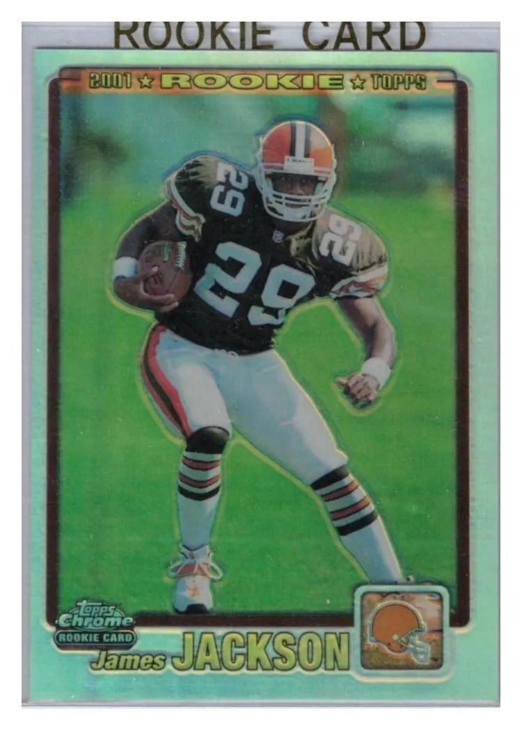 2001 Topps Chrome James Jackson #252 card