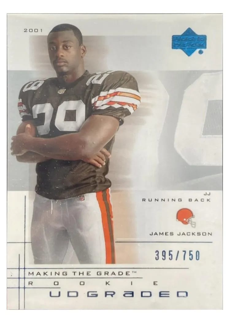 2001 Upper Deck Graded James Jackson #63 card