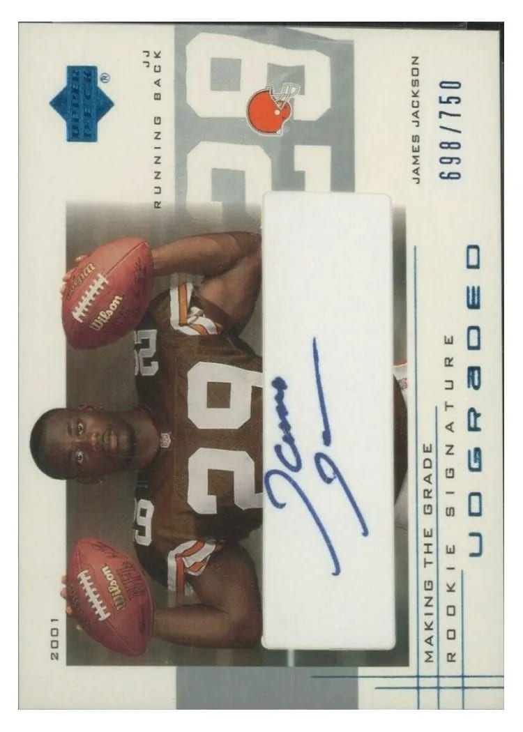 2001 Upper Deck Graded James Jackson #63 card