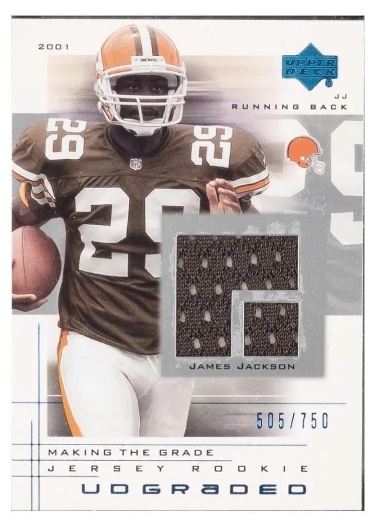 2001 Upper Deck Graded James Jackson #63 card