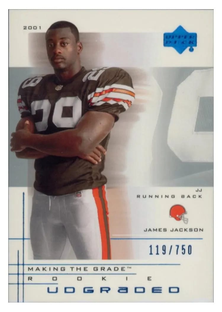 2001 Upper Deck Graded James Jackson #63 card
