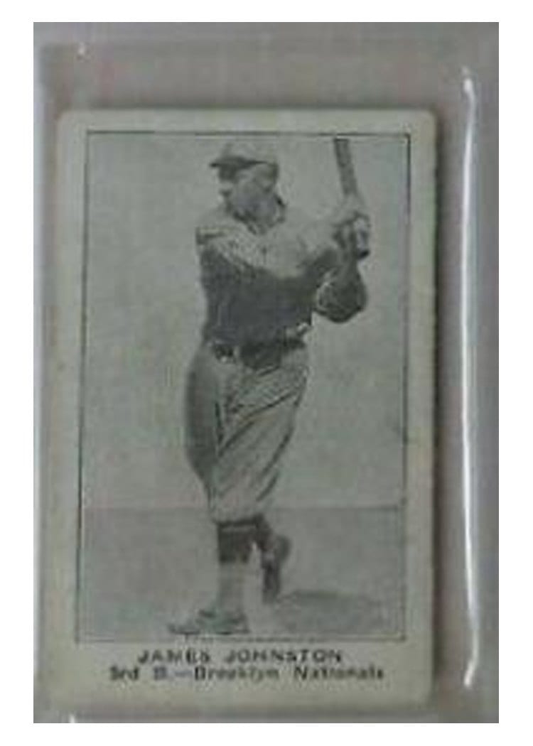 1921 E121 American Caramel Series of 80 James Johnston card