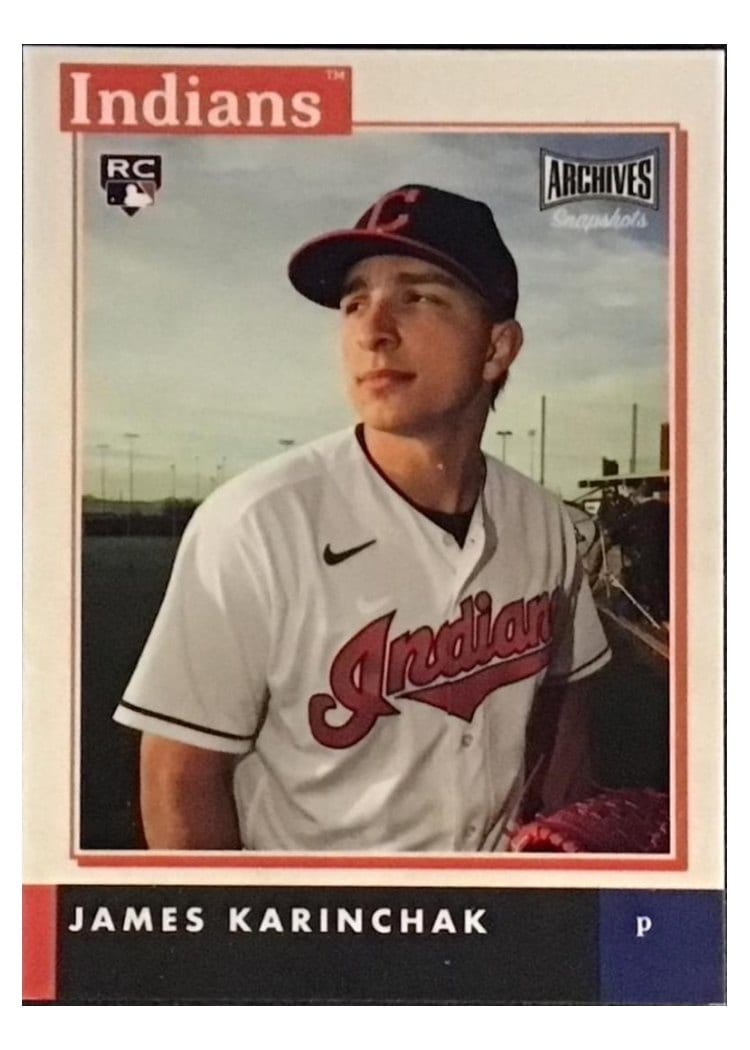 2020 Topps Archives Snapshots Base Set James Karinchak #AS-JK card
