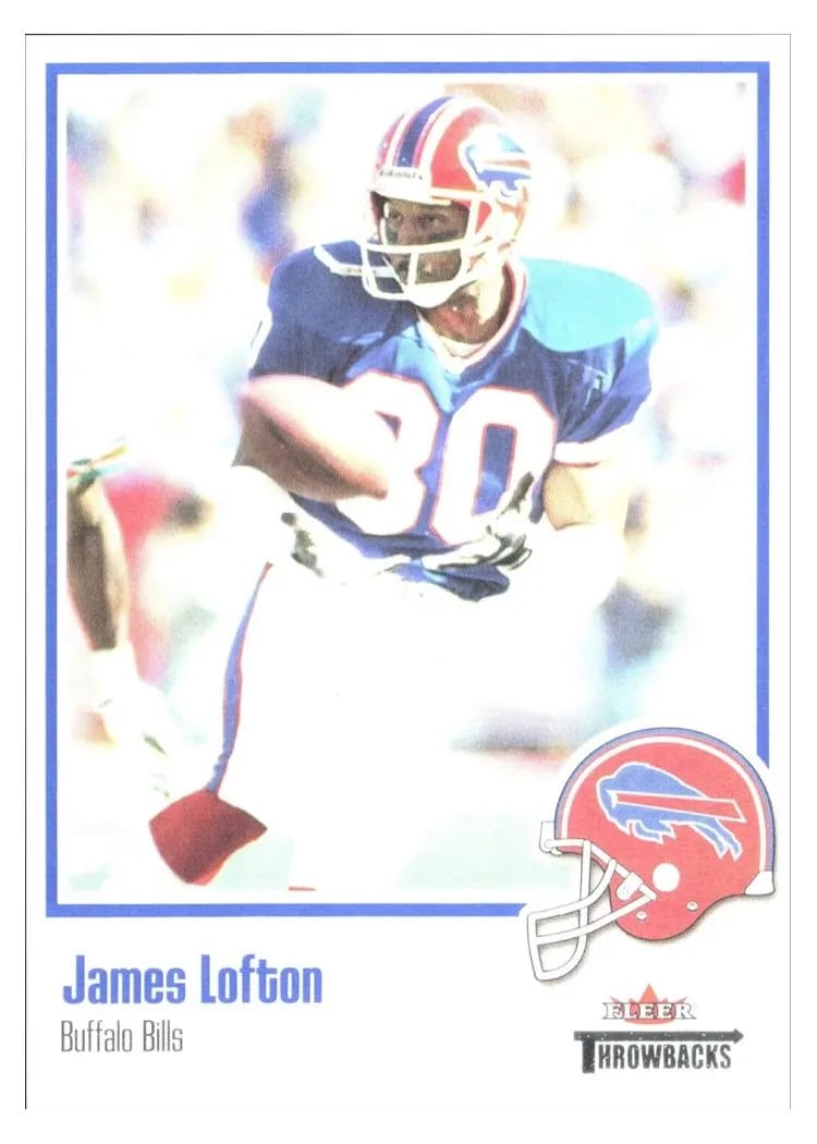 2002 Fleer Throwbacks James Lofton #34 card